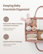 Baby Diaper Caddy Organizer Basket - Image 3