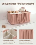 Baby Diaper Caddy Organizer Basket - Image 4