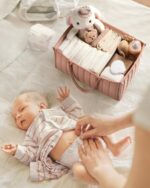 Baby Diaper Caddy Organizer Basket - Image 2